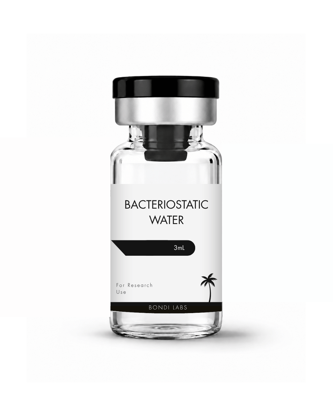 Bacteriostatic Water 3mL vial by Bondi Labs Australia
