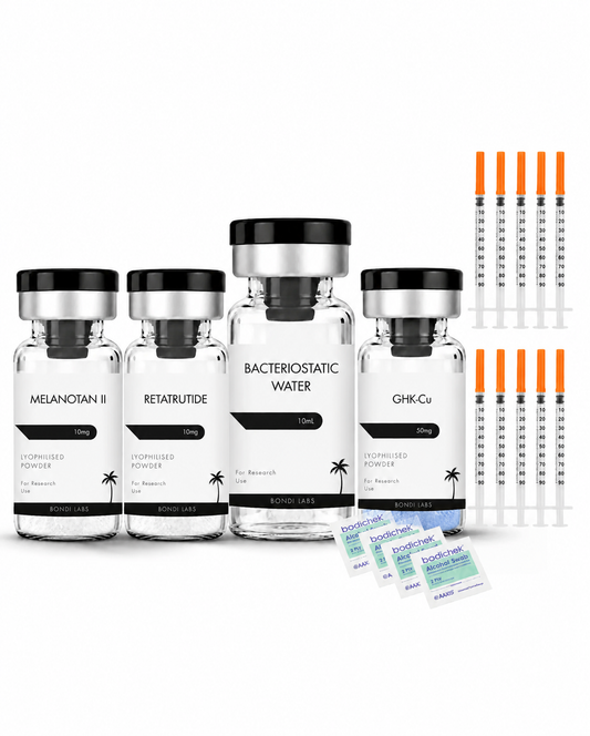 Ascension bundle Australia - MT2, Retatrutide and GHK-Cu peptide kit
