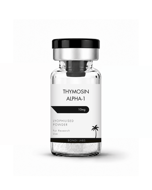 Thymosin Alpha-1 10mg research peptide vial by Bondi Labs Australia